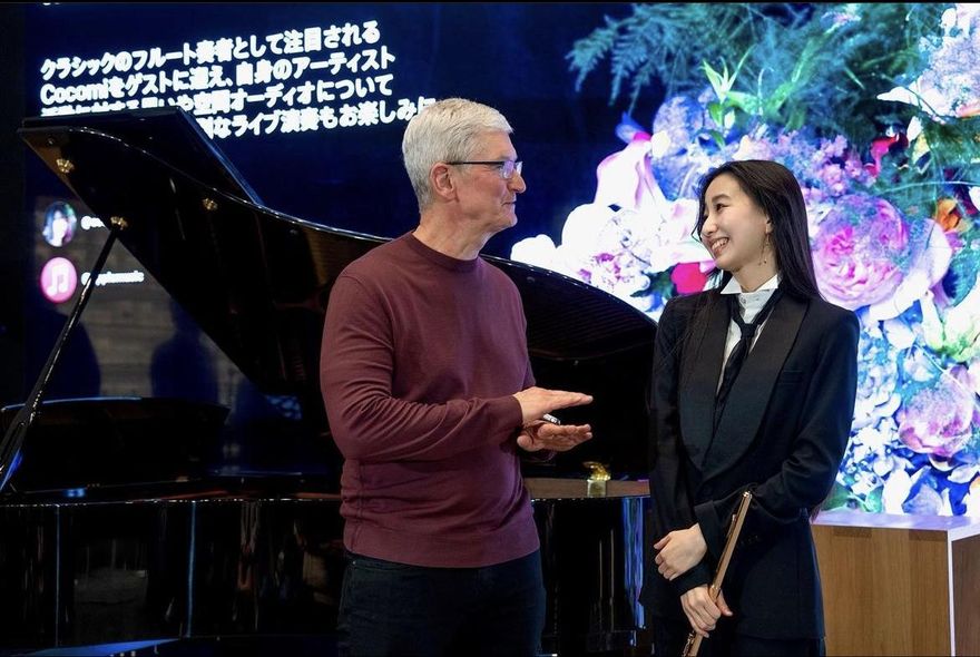木村拓哉愛女秀長笛獨奏　座上賓蘋果CEO庫克好評：新時代古典音樂