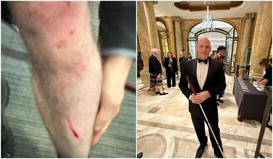 超猛！英國盲人記者下班遭搶　瞬間反擊制服歹徒還嗆：「你挑錯人了」