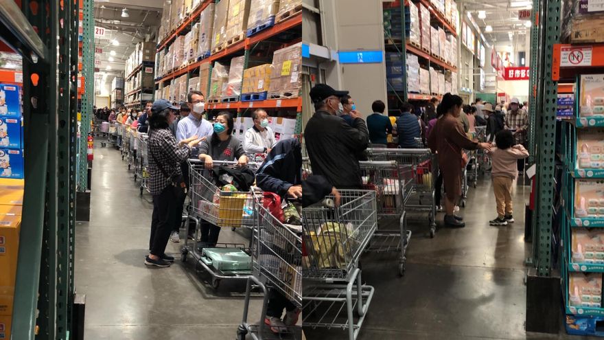 刷卡機正常！好市多人潮爆滿「結帳排40分鐘」　網曝大排長龍主因