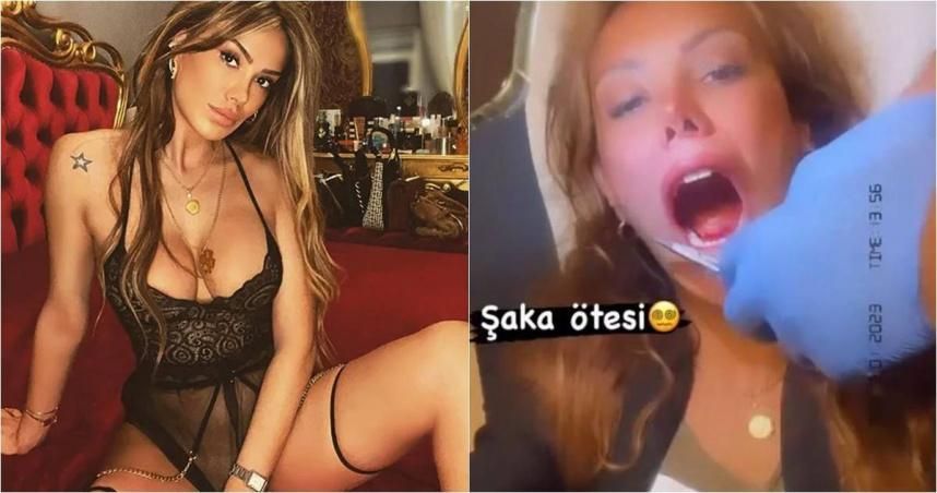 首次邂逅忘情狂喇！辣模口爆血「舌頭掉一塊肉」　她驚呆喊：不喇天蠍男了