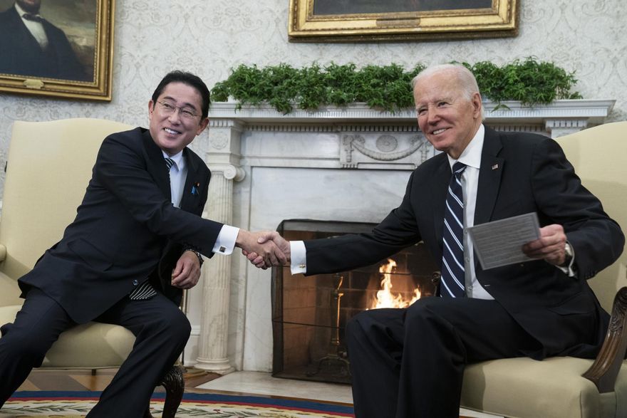 拜登、岸田文雄發表美日領袖聯合聲明　重申台海和平是國際安全不可或缺要素