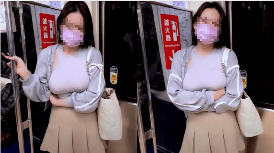 美女師「無罩搭北捷」爆紅　驚！已婚PO淫片黑歷史曝光