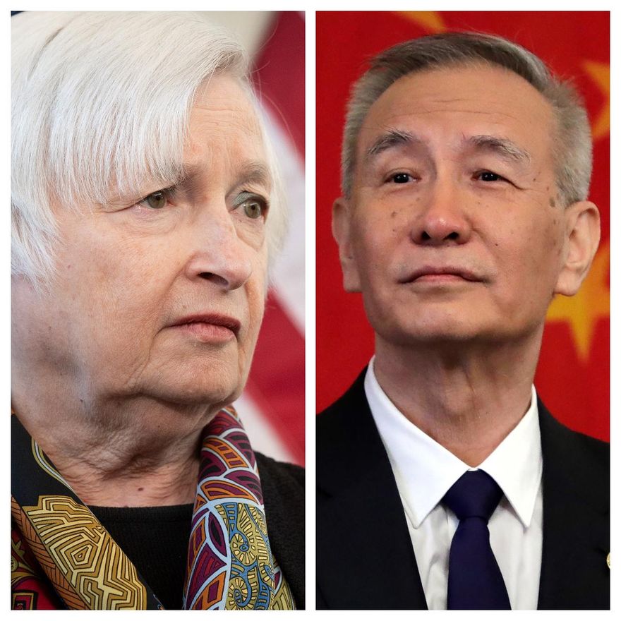 美財長葉倫1/18將與陸副總理劉鶴首度面對面會談　討論全球經濟形勢