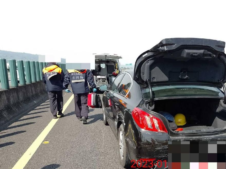 影/初五又出「撞」況！國三北向225.9公里內側車道　3車追撞一度造成回堵2公里
