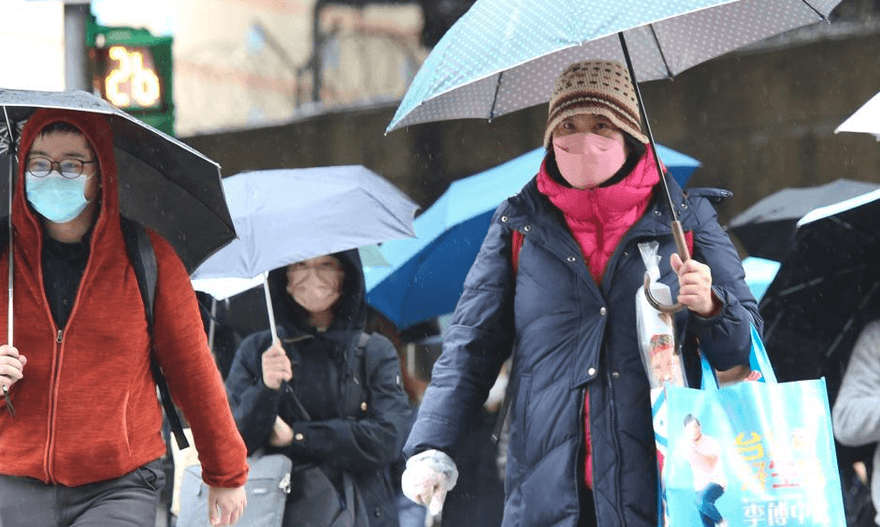 冷氣團來襲「連3天探10℃」　北部、東半部地區迎雨彈