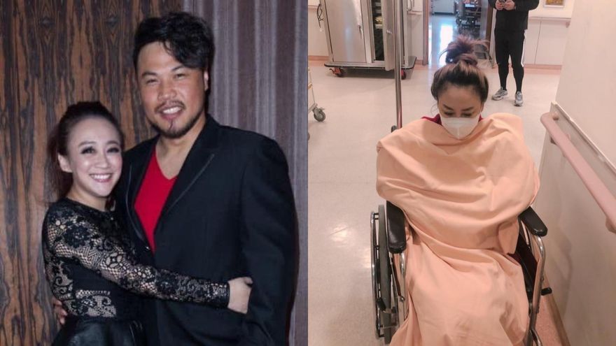 林秀琴驚傳過年住院！陳致遠曝「老婆輪椅照」心疼：忘了照顧自己