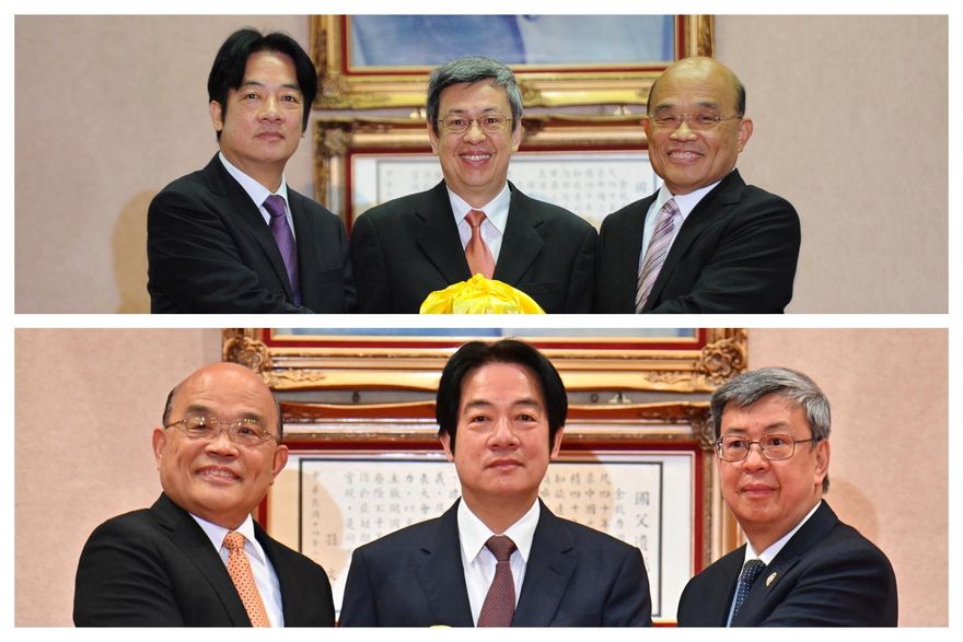 新內閣交接4年前後都是「這3人」！網酸「民進黨沒人才」：像玩大風吹