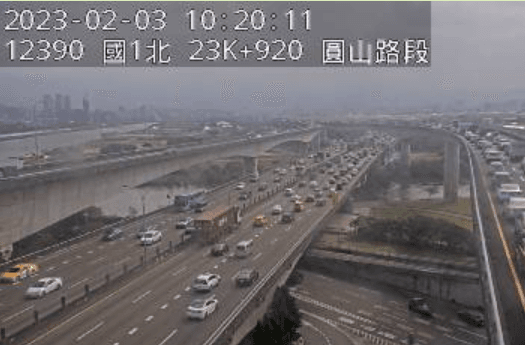 快訊/國1圓山段車禍！尖峰時刻釀「2車追撞」…占用外線道