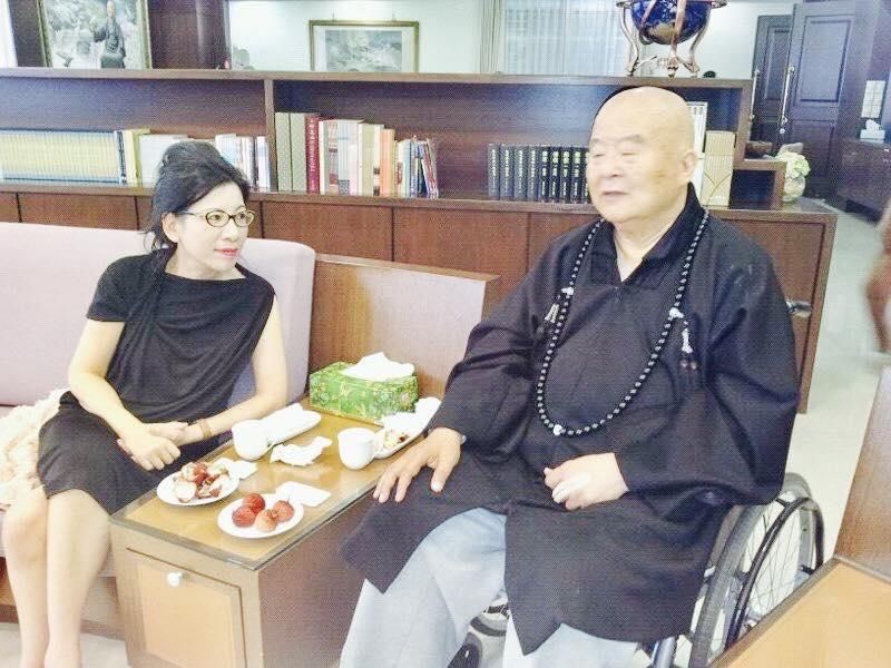 星雲大師圓寂  陳文茜：他2年前親口對我說了12個字