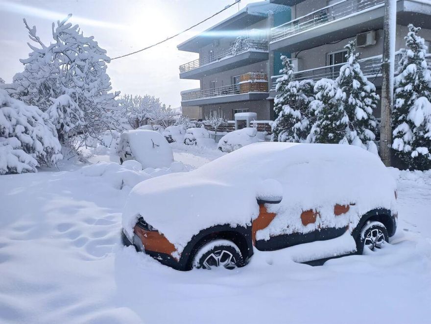 冬季風暴橫掃希臘！大雪影響首都雅典　學校法院關閉