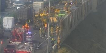 快訊/國道1號岡山段2車追撞　道路變大型停車場回堵3公里