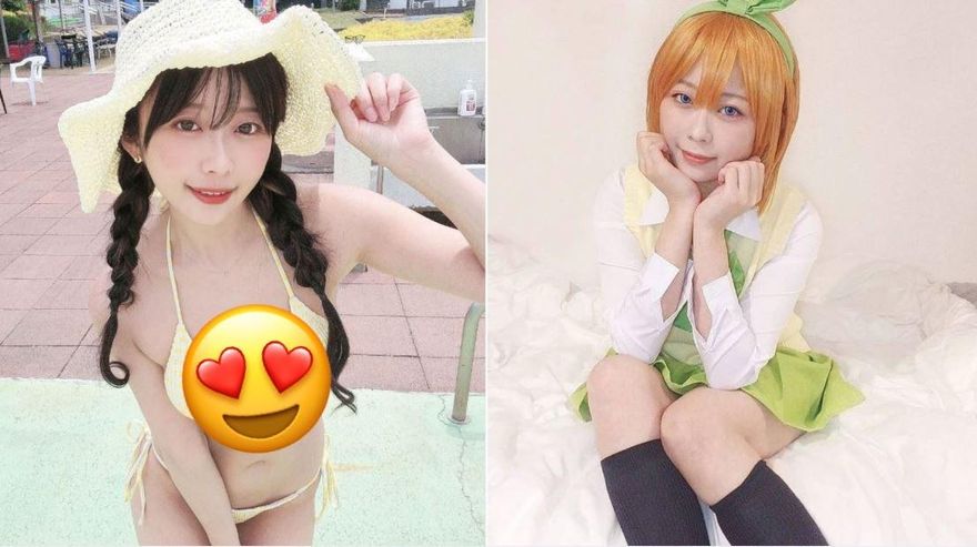 「G級coser」放送車頭燈！渾圓UU一片布難藏　邪惡視角全曝光