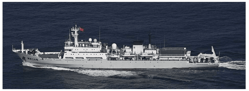 陸艦艇再闖日本領海！日方派P-1巡邏機監視　陸艦待滿100分鐘離開