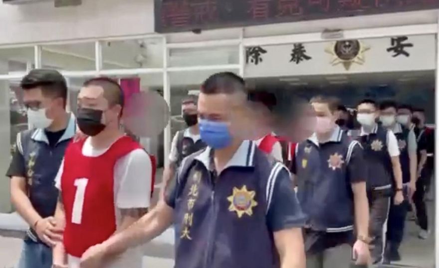 天道盟太陽會成員恐嚇取財押人痛毆　新北警逮14人送辦