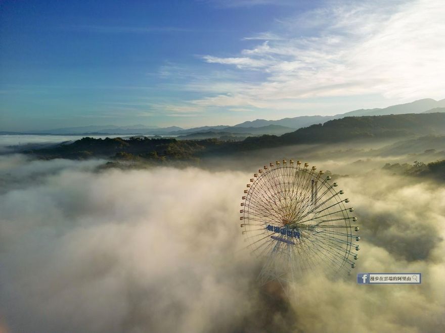 劍湖山摩天輪倘佯雲海之中！攝影達人大方分享拍攝「眉角」