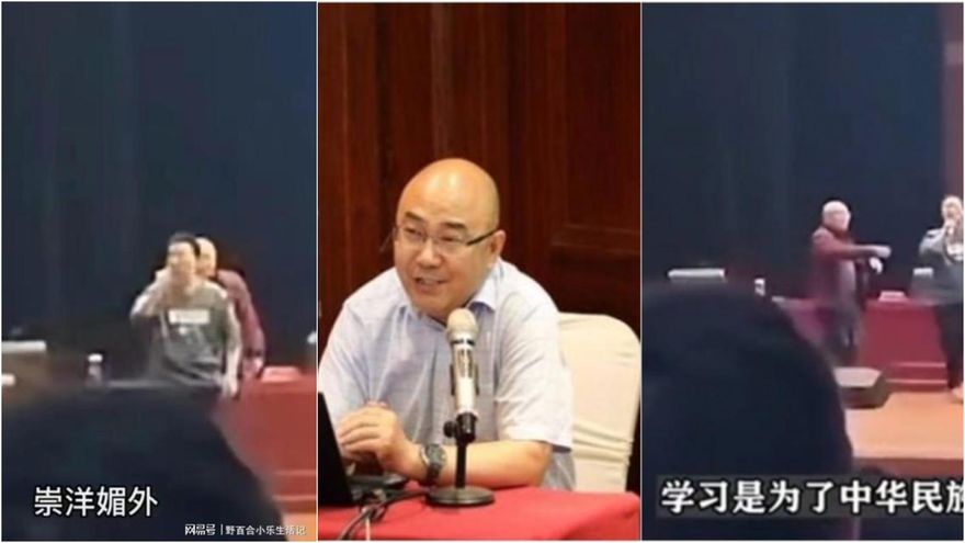 影/「跟白人雜交改善基因」！陸名師驚世演說　學生聽不下去搶麥轟人下台
