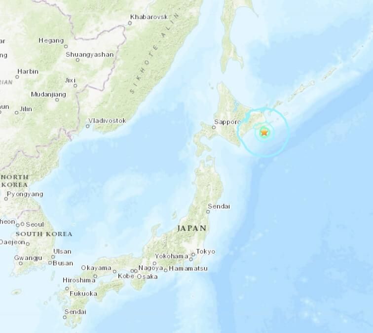 快訊/日本北海道晚間發生「規模6.1地震」　東京也有感