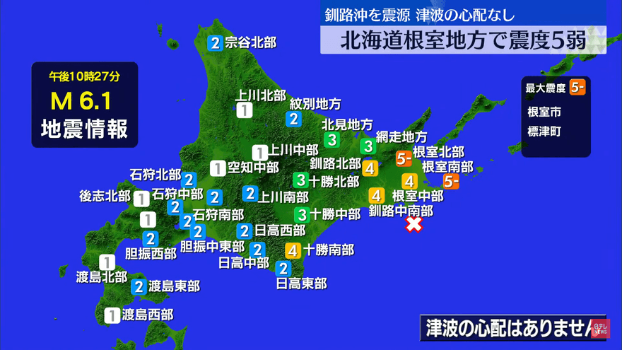 日本氣象廳預警北海道地震後一週內恐再震　雪崩、落石機率高