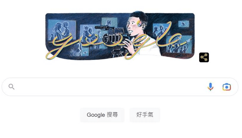 Google首頁致敬導演陳俊志！掌「彩虹攝影機」插畫藏洋蔥