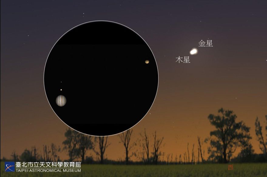 影/錯過再等9年！天文奇景「金星合木星」　肉眼就看得到