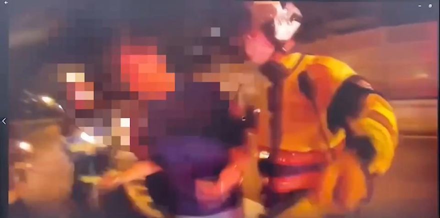 影/北市男酒駕撞車癱瘓建國高架！他不爽「下車走」嗆警被帶回派出所