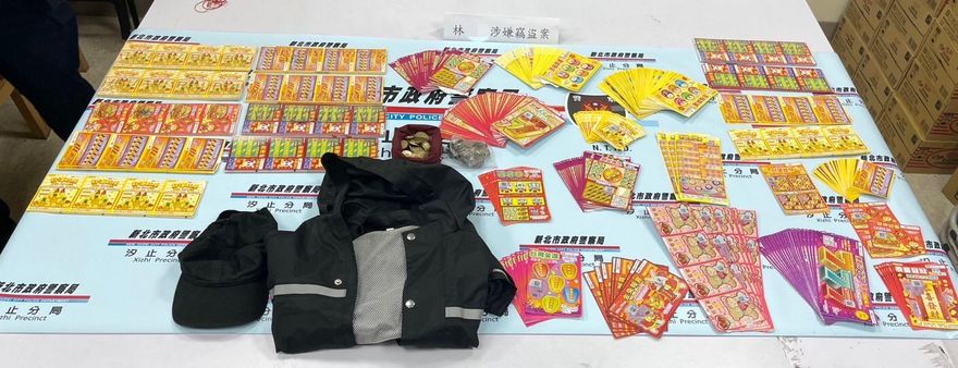 影/從彩券行廁所通風口潛入！男竊走2千多張刮刮樂得手70萬　新北汐止警15小時內逮人