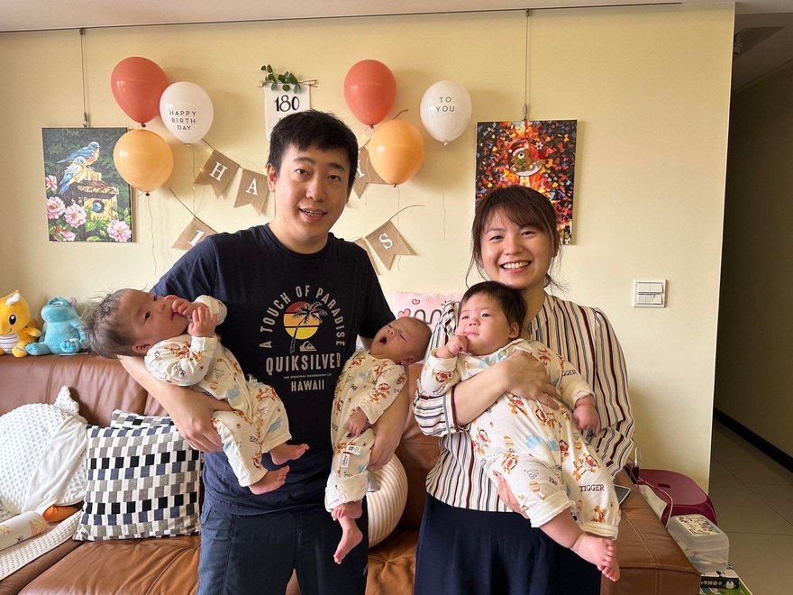 3次試管終懷上5胚胎！長庚為34歲孕婦「減胎」降風險喜當三寶媽！