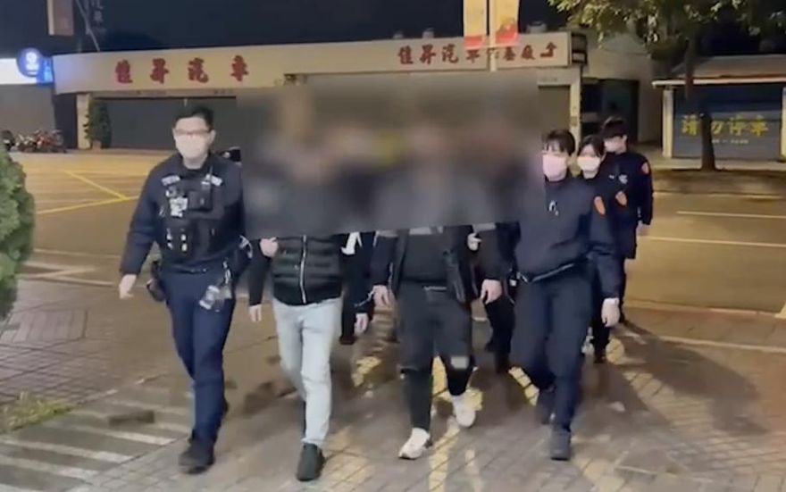 暴力討債集團假扮刑警拘禁3詐團成員　警到場9人全被逮