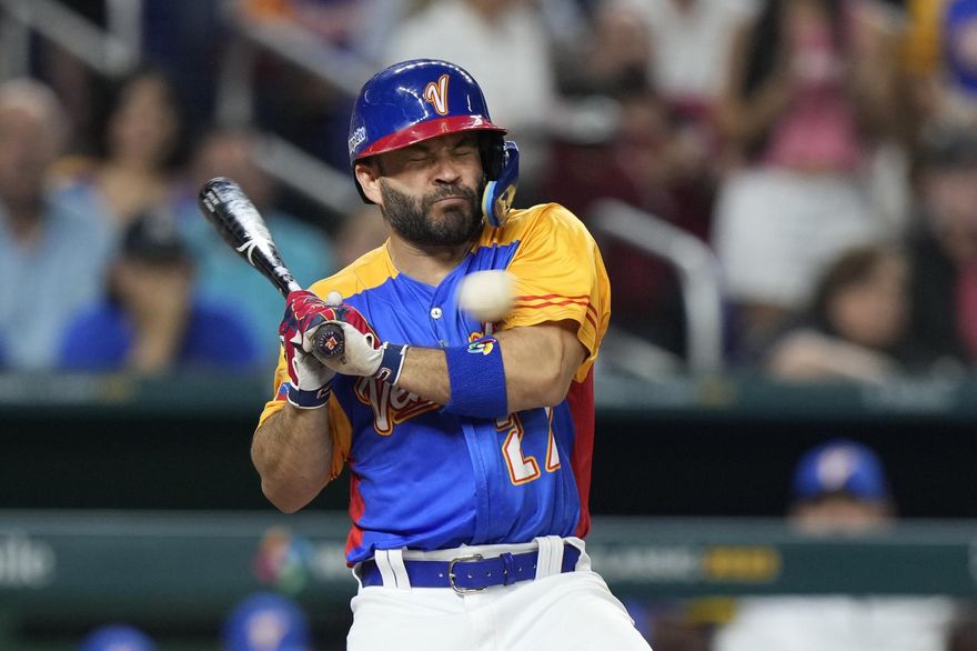 WBC棒球經典賽/大聯盟球星又陣亡了？　太空人阿土伯被觸身球K退場