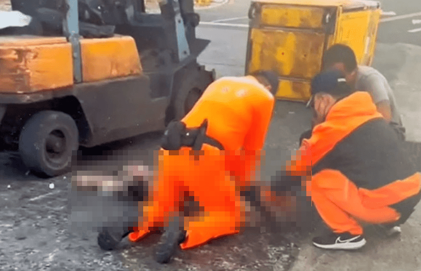 澎湖龍門港死亡意外！堆高機疑視線受阻　撞死貨輪船長