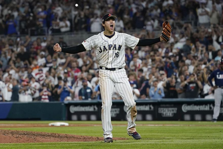 WBC棒球經典賽/三振神鱒！大谷翔平成功關門　日本全勝奪冠