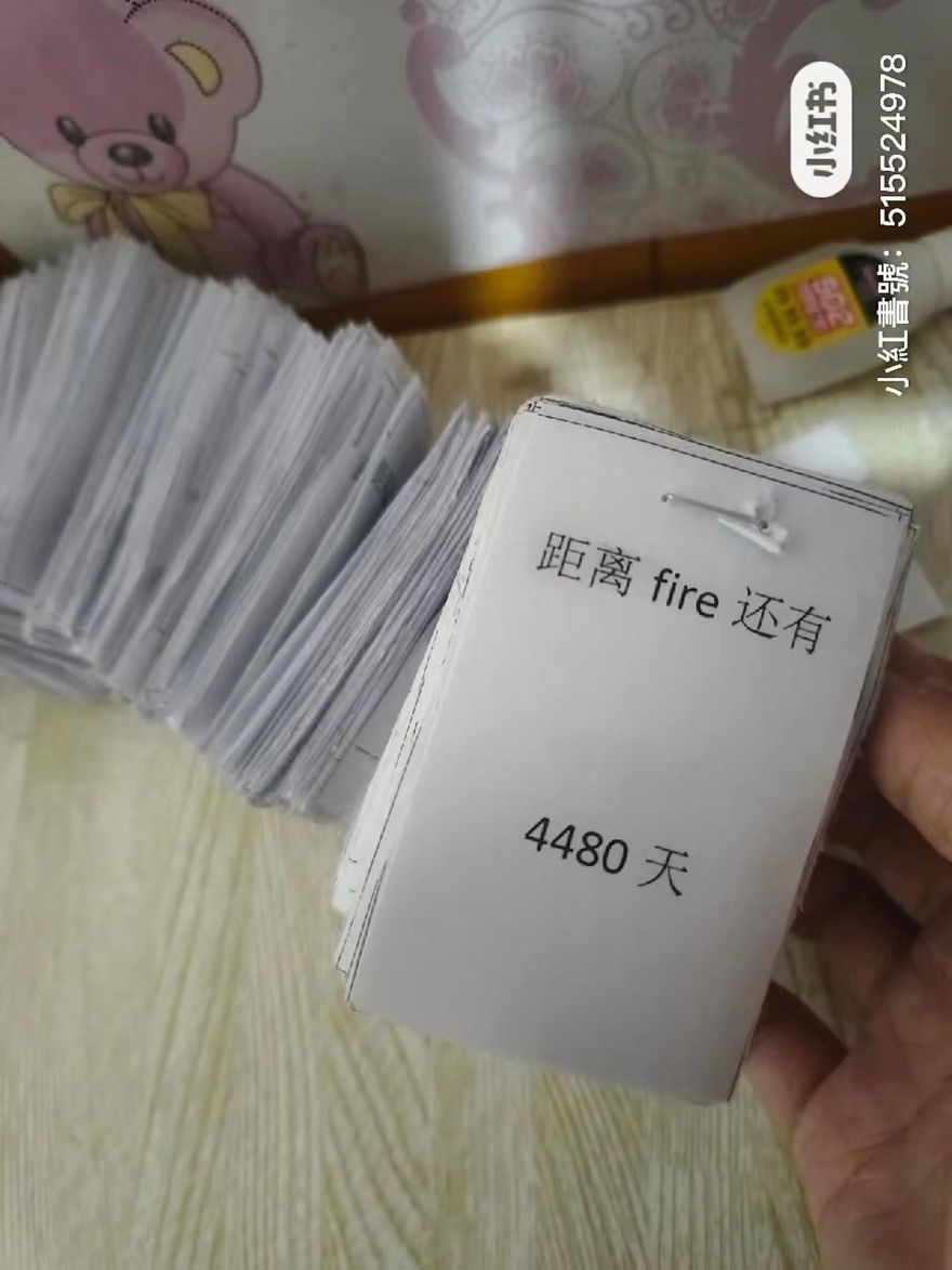 24歲少女自製「4500天」倒數日曆　賺夠「這個數」便退休