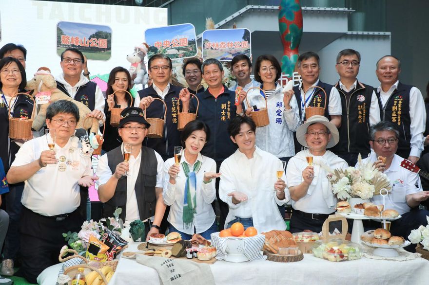 影/台中市民野餐日來了　藝人宥勝擔任代言人