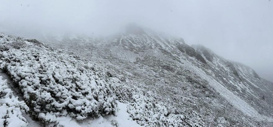 快訊/雪山罕見下4月雪　這不是愚人節新聞