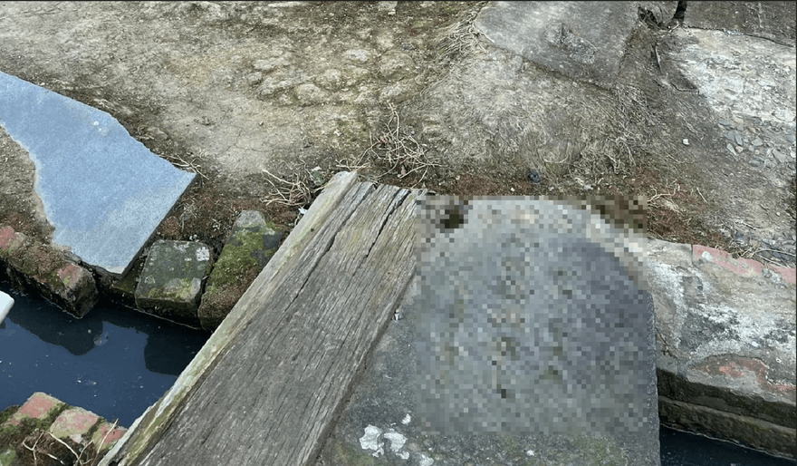 他路邊見石橋　真相竟是「昭和墓碑」嚇壞　網曝內情：很常見