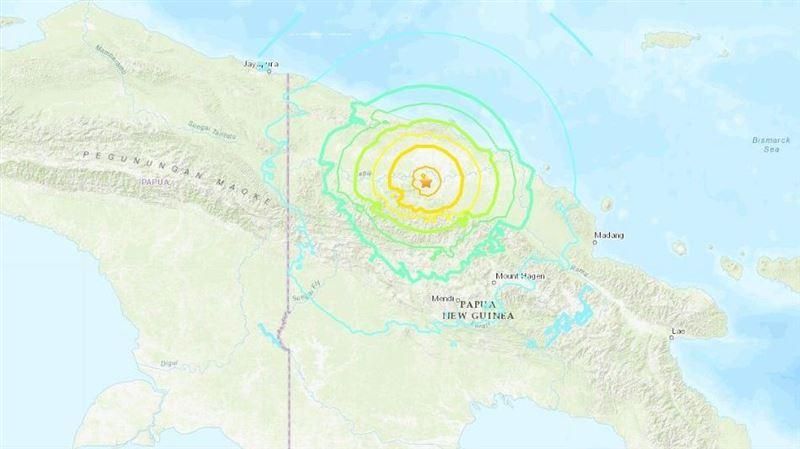 巴布亞紐幾內亞7.0強震　不穩定地層鬆動恐致災
