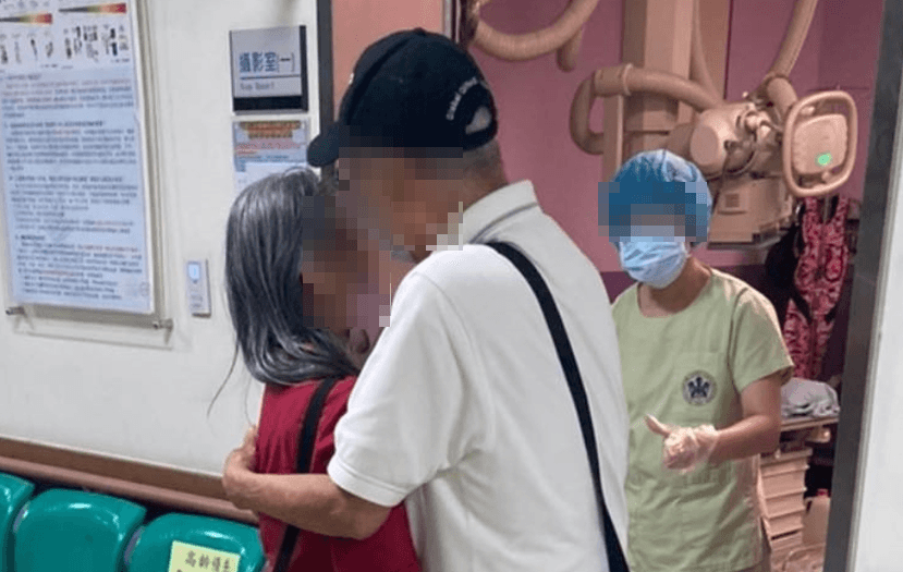 瓊瑤劇是真的！雲林阿公不捨老伴車禍　飛奔醫院緊抱「我來了、別怕」