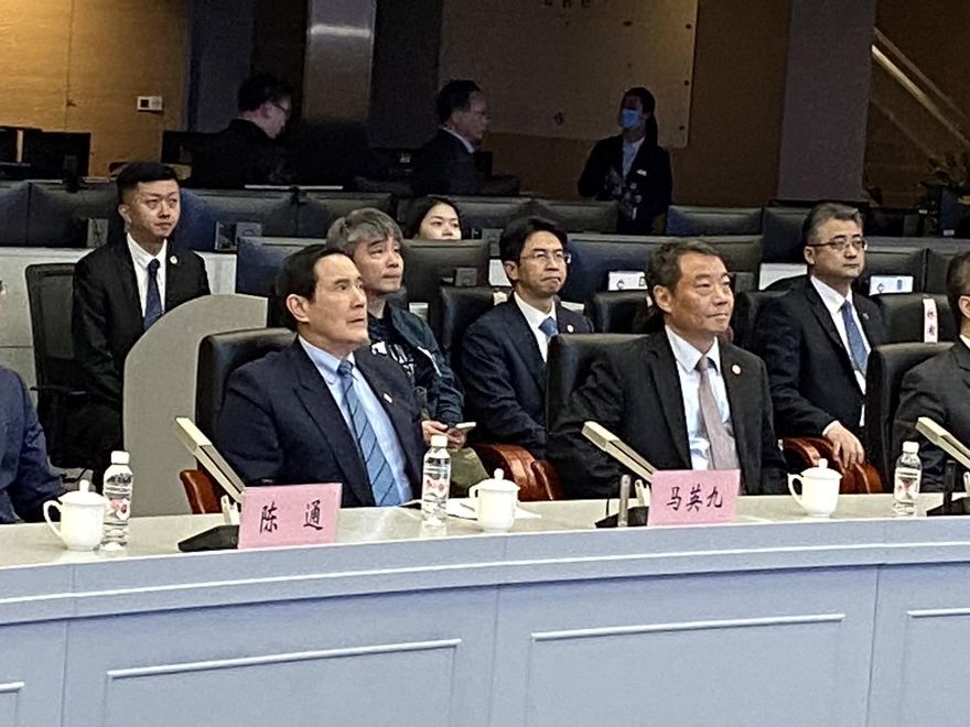 影/馬英九訪陸兩岸破冰　參訪上海浦東城市管理中心　大讚「印象深刻」