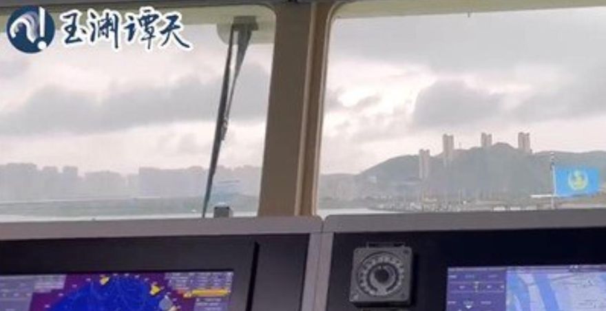 大陸「海巡06」艦靠近台灣？海巡署：影片中陸地應屬大陸沿岸！