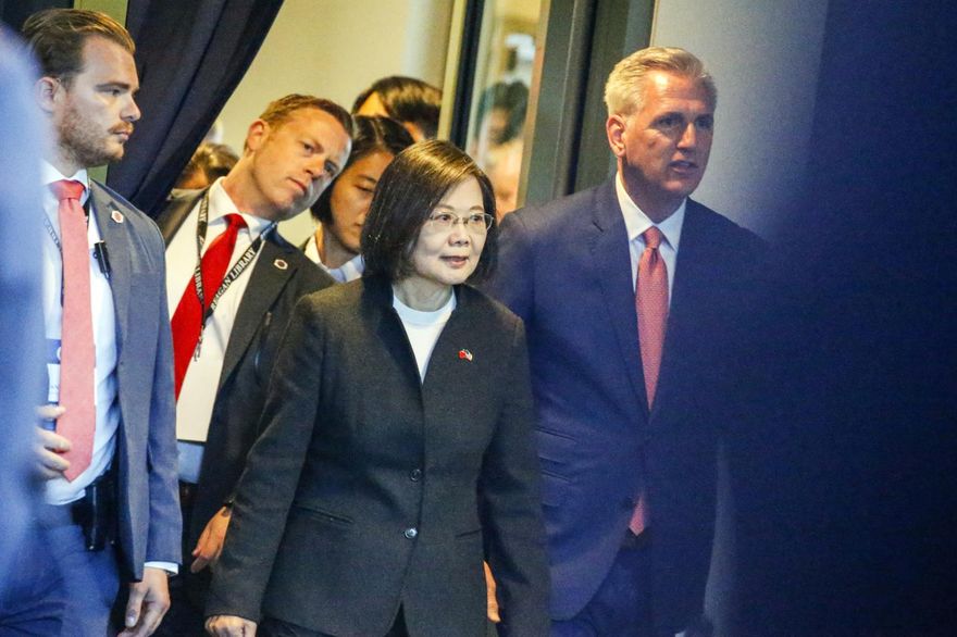 CNN：蔡英文會晤麥卡錫　展現民主團結