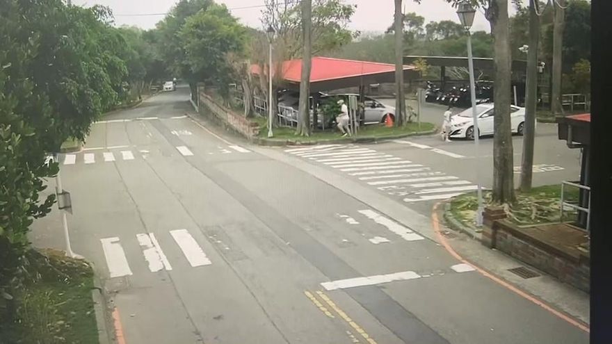 影/脫逃影像曝光！台中受刑人到監獄門口不報到　轉身躲入草叢不見了