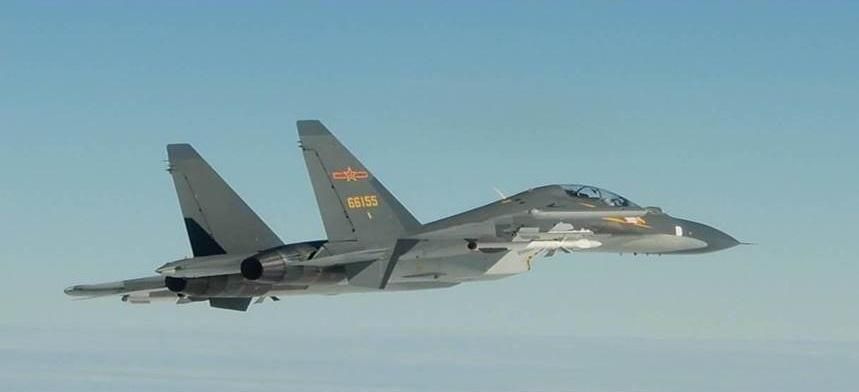 昨日50架解放軍機出海　上午24架次接力「聯合戰備警巡」