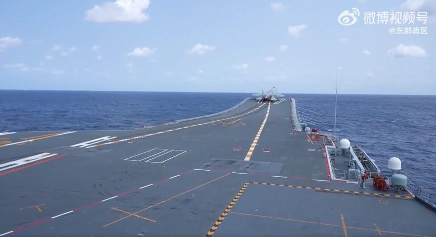 解放軍「山東號」航艦4架次殲-15起飛　學者示警：不靠飛彈就能封鎖台灣