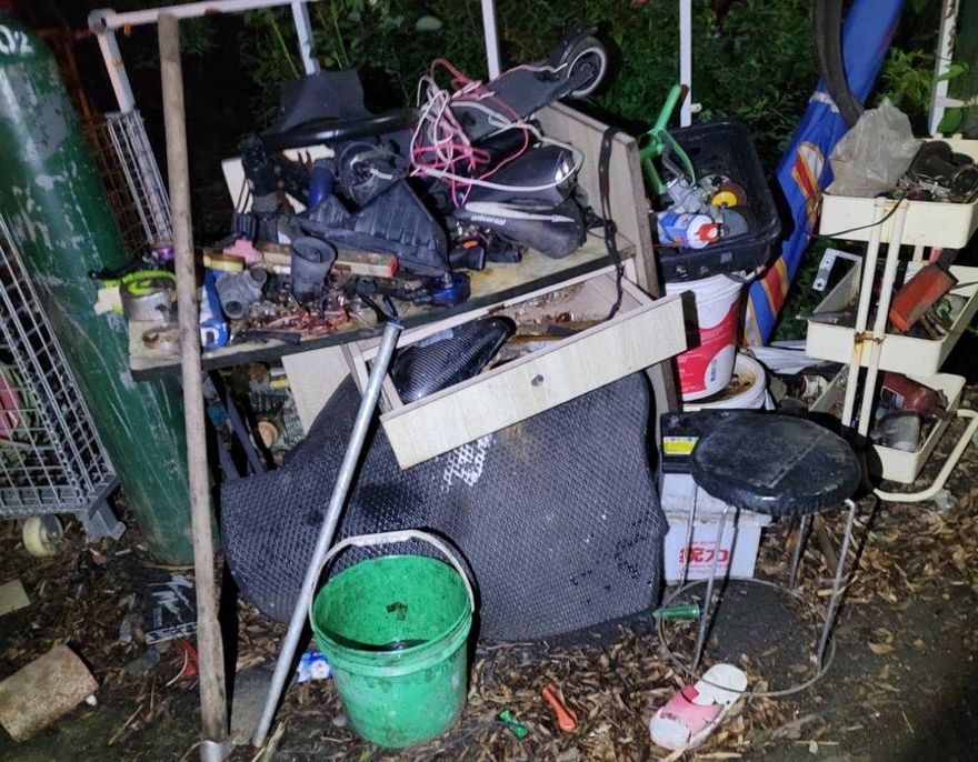 影/2嫌「掛失竊車牌」偷竊怪手堆高機　竹縣警緝捕到案