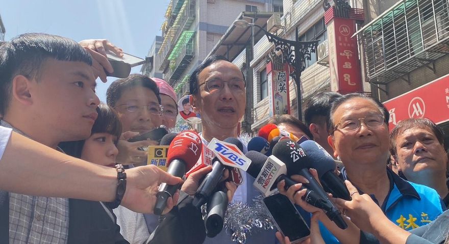 影/郭台銘已經回國民黨了？ 朱立倫：泛藍、非綠朋友要努力團結