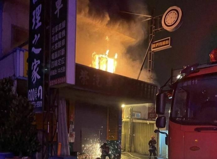 「都沒了！」台中汽車配修廠大火　20分鐘燒光他10多年心血