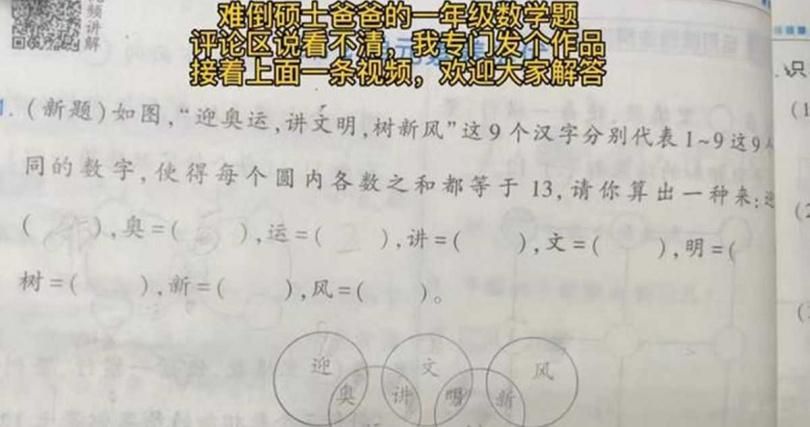 影/「10分鐘」算不出來！碩士爸解小一數學題急冒汗　兒默噴「要不看答案」...網笑：侮辱性極強