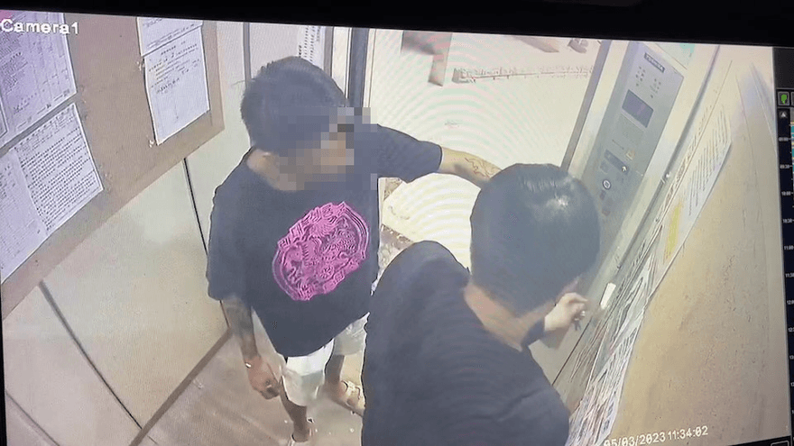 影/最後身影曝光！主嫌口袋「鼓起」　永康超商男被推出電梯後墜樓身亡