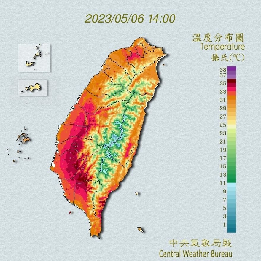 立夏烤成「紅番薯」！台南高溫40度破今年最熱記錄　鄭明典直呼：「太熱了」