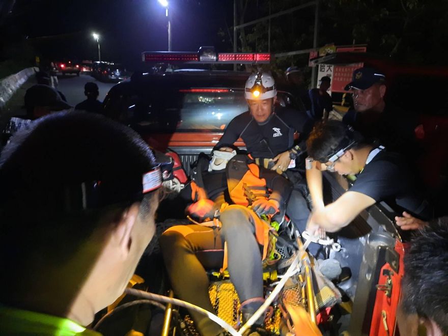 影/朝聖屏東「人頭瀑布」秘境！43歲男意外墜溪　警消5車13人救援送醫